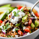 Cottage Cheese Taco Protein Bowl: Healthy, High-Protein Taco Night Twist 6 Spoonful of cottage cheese taco protein bowl