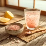 Japanese Pink Salt Recipe: Delicious and Easy to Make at Home 8 Japanese pink salt in rustic Japanese kitchen